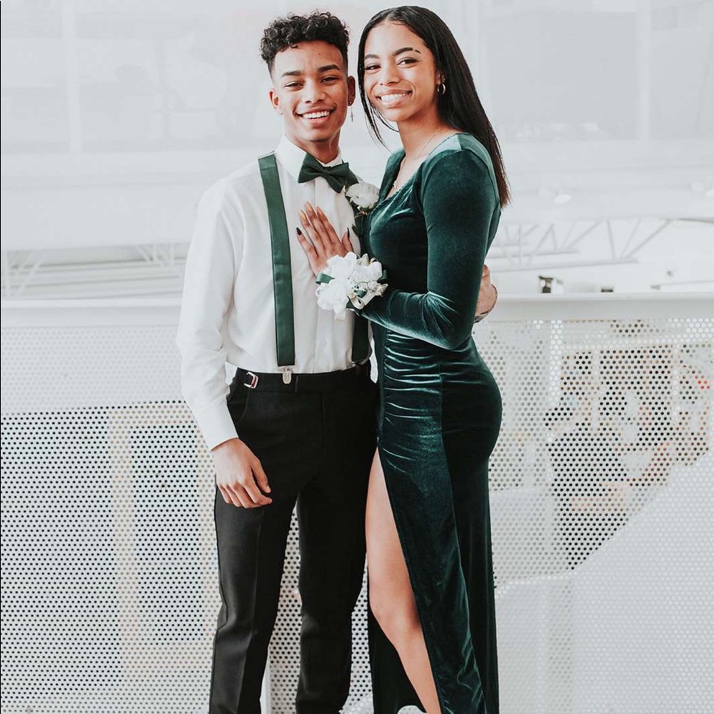 Swirl formal dress